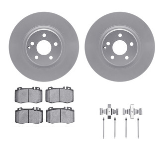 R1 Concepts® WDWH1-63029 - Front Brake Kit with Ceramic Pads