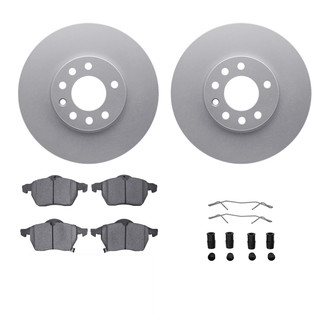 R1 Concepts® - Front Brake Kit with Ceramic Pads