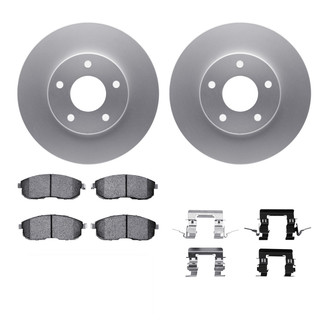 R1 Concepts® WDWH1-67019 - Front Brake Kit with Ceramic Pads