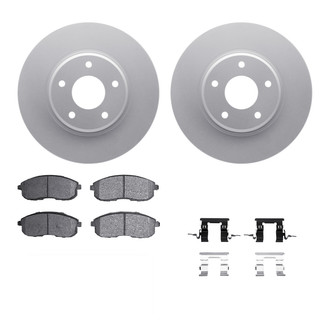 R1 Concepts® WDWH1-67023 - Front Brake Kit with Ceramic Pads