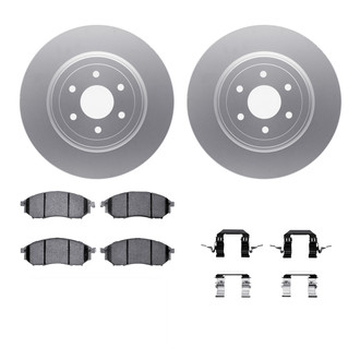 R1 Concepts® WDWH1-67030 - Front Brake Kit with Ceramic Pads