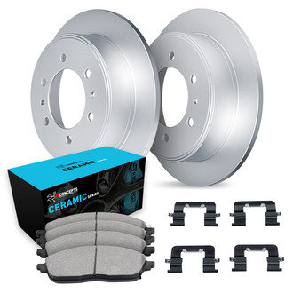 R1 Concepts® - Rear Brake Kit with Ceramic Pads