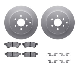R1 Concepts® WDWH1-67047 - Rear Brake Kit with Ceramic Pads