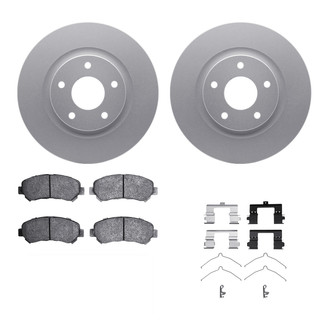 R1 Concepts® WDWH1-67052 - Front Brake Kit with Ceramic Pads