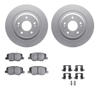 R1 Concepts® WDWH1-72031 - Rear Brake Kit with Ceramic Pads
