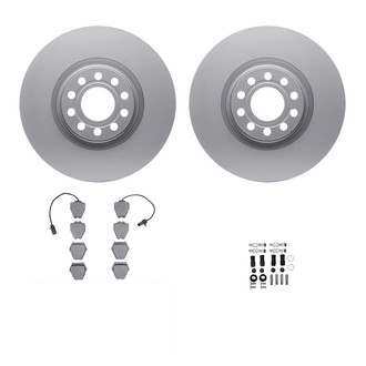 R1 Concepts® WDWH1-73016 - Front Brake Kit with Ceramic Pads