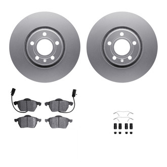 R1 Concepts® - Front Brake Kit with Ceramic Pads