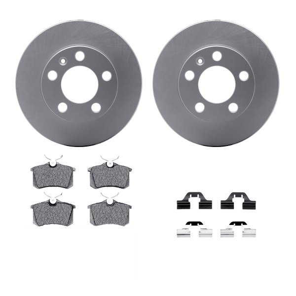  R1 Concepts® - Rear Brake Kit with Ceramic Pads