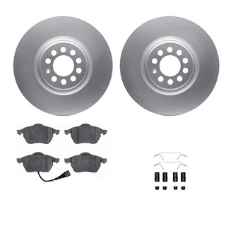 R1 Concepts® WDWH1-74021 - Front Brake Kit with Ceramic Pads