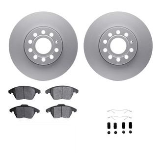 R1 Concepts® - Front Brake Kit with Ceramic Pads