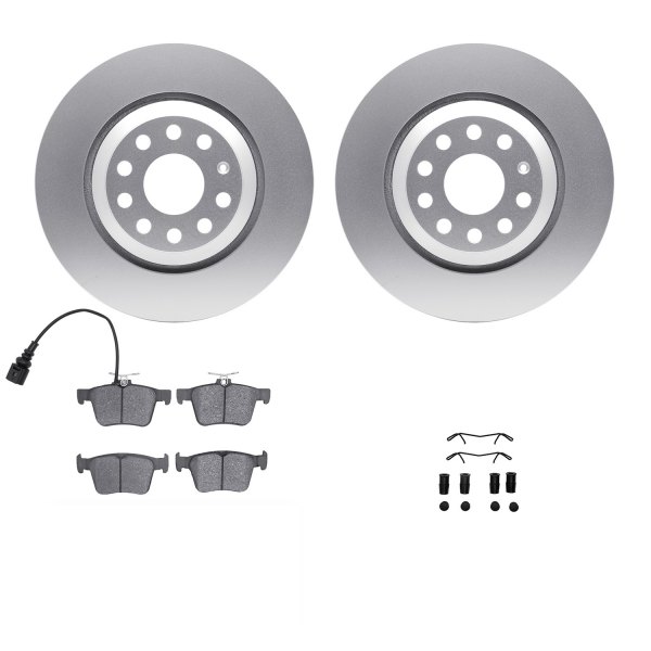  R1 Concepts® - Rear Brake Kit with Ceramic Pads