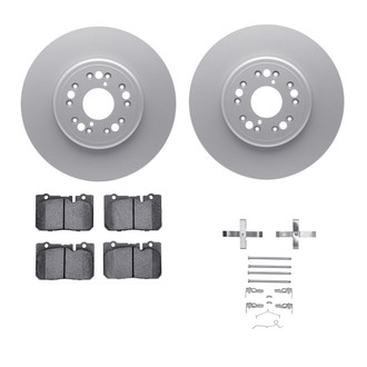 R1 Concepts® WDWH1-75006 - Front Brake Kit with Ceramic Pads