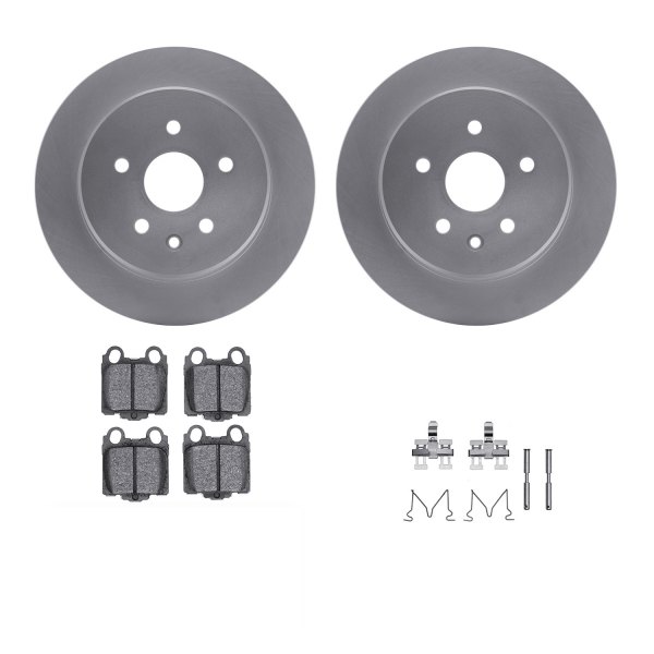  R1 Concepts® - Rear Brake Kit with Ceramic Pads