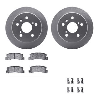 R1 Concepts® - Rear Brake Kit with Ceramic Pads