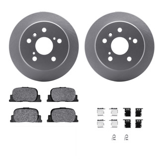 R1 Concepts® WDWH1-76038 - Rear Brake Kit with Ceramic Pads