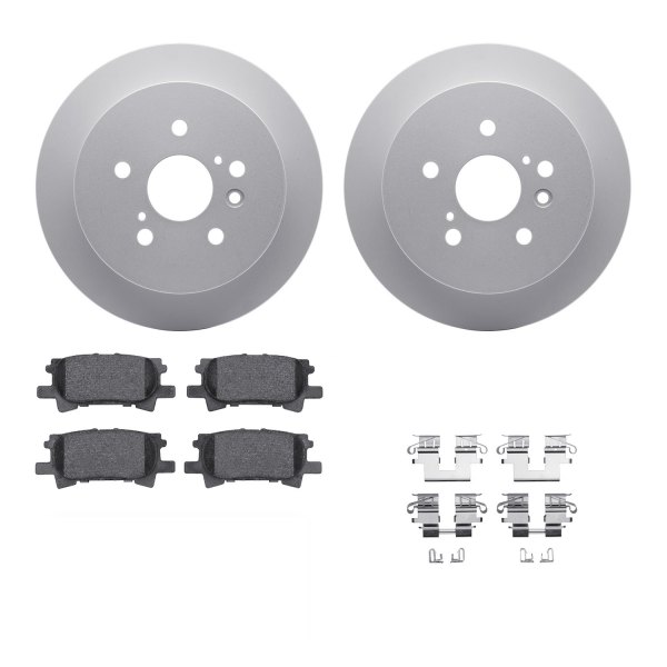  R1 Concepts® - Rear Brake Kit with Ceramic Pads