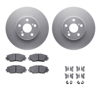 R1 Concepts® - Carbon Coated Brake Kit with Ceramic Pads