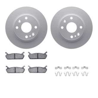 R1 Concepts® WDWH1-80002 - Rear Brake Kit with Ceramic Pads