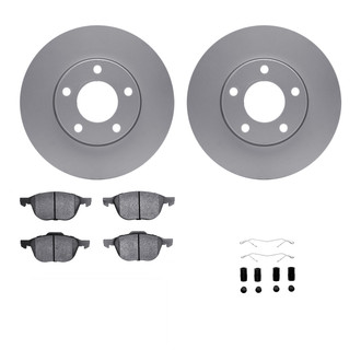 R1 Concepts® - Front Brake Kit with Ceramic Pads