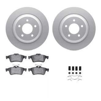 R1 Concepts® WDWH1-80020 - Rear Brake Kit with Ceramic Pads