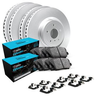 R1 Concepts® - Carbon Coated Brake Kit with Ceramic Pads