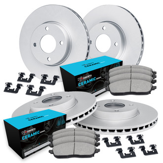 R1 Concepts® - Carbon Coated Brake Kit with Ceramic Pads