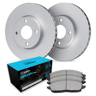 R1 Concepts® - Carbon Coated Brake Kit with Ceramic Pads