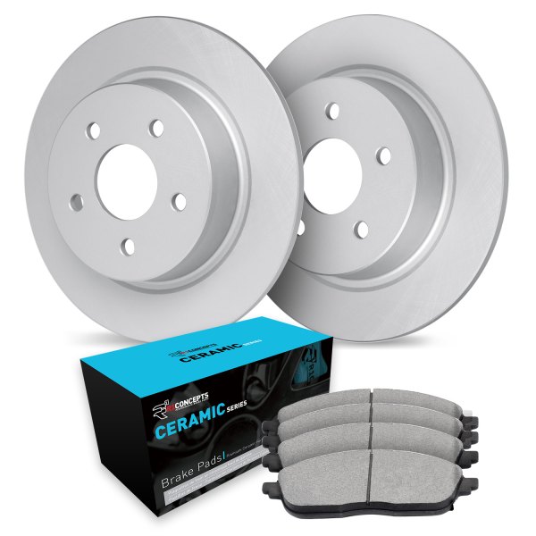  R1 Concepts® - Rear Brake Kit with Ceramic Pads