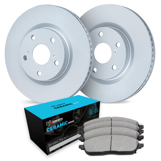 R1 Concepts® - Carbon Coated Brake Kit with Ceramic Pads