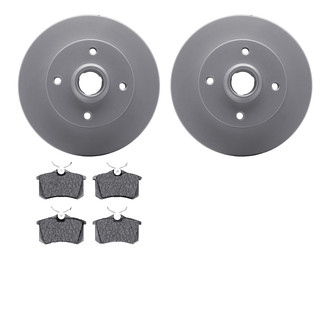 R1 Concepts® WDWN1-74002 - Rear Brake Kit with Ceramic Pads