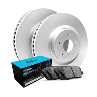 R1 Concepts® - Carbon Coated Brake Kit with Ceramic Pads