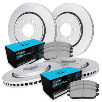 R1 Concepts® - Carbon Coated Brake Kit with Ceramic Pads