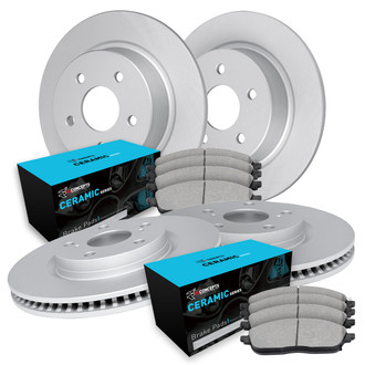 R1 Concepts® - Carbon Coated Brake Kit with Ceramic Pads