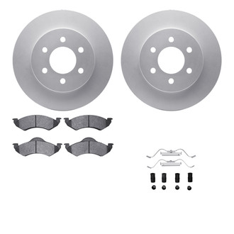 R1 Concepts® WDXH1-40121 - Front Brake Kit with Super Duty Pads