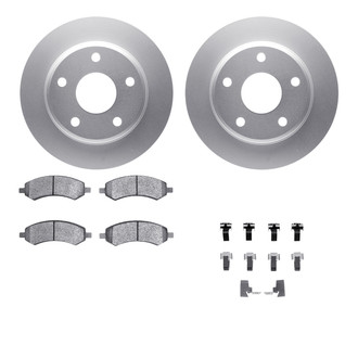 R1 Concepts® WDXH1-40141 - Front Brake Kit with Super Duty Pads