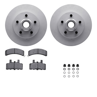 R1 Concepts® WDXH1-48092 - Front Brake Kit with Super Duty Pads