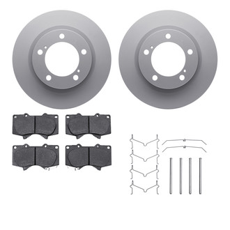 R1 Concepts® - Carbon Coated Brake Kit with Super Duty Pads