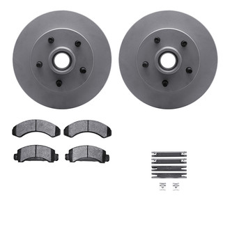 R1 Concepts® WDXH1-99107 - Front Brake Kit with Super Duty Pads