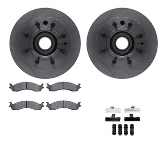 R1 Concepts® - Front Brake Kit with Super Duty Pads