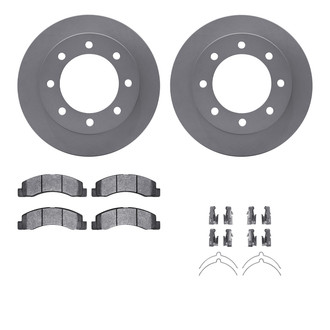 R1 Concepts® - Front Brake Kit with Super Duty Pads