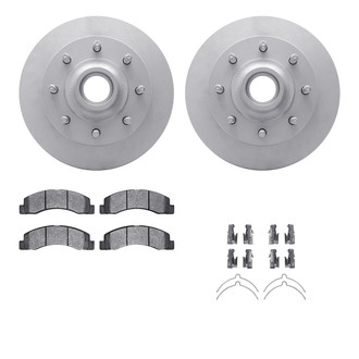 R1 Concepts® - Front Brake Kit with Super Duty Pads