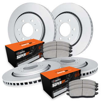 R1 Concepts® - Carbon Coated Brake Kit with Super Duty Pads