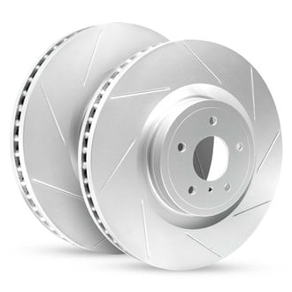 R1 Concepts® - Slotted Brake Rotor Set