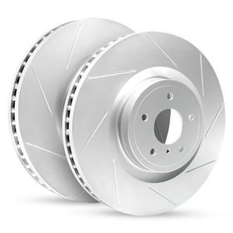 R1 Concepts® - Slotted Brake Rotor Set