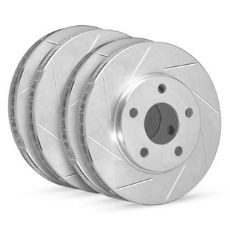 R1 Concepts® - Slotted Front and Rear Brake Rotor Set