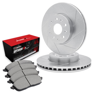 R1 Concepts® - Slotted Brake Kit with 5000 OE Pads