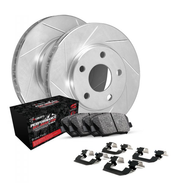  R1 Concepts® - Slotted Front Brake Kit with Performance Off-Road/Tow Brake Pads