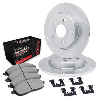 R1 Concepts® - Slotted Brake Kit with Performance Off-Road/Tow Brake Pads