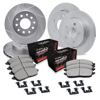 R1 Concepts® - Slotted Brake Kit with Performance Off-Road/Tow Brake Pads