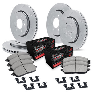 R1 Concepts® - Slotted Brake Kit with Performance Off-Road/Tow Brake Pads